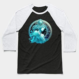 Aquarius Zodiac Sign Baseball T-Shirt